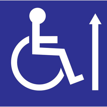 ZING Handicap Window Decal, 6X6, 2/PK- Model 2721